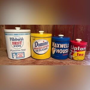 Vintage canister set